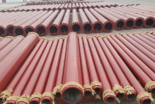水泥窑高温粉尘高温烧结陶瓷耐磨管使用寿命多久？实测可达10年以上